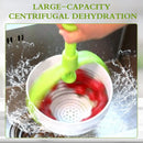 Ensaladera centrifugadora plegable con asa