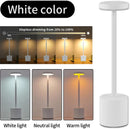 USB Rechargeable Touch Table Lamp with 3 Light Modes