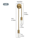 Modern Nordic LED Wall Lamp – Minimalist Gold and Black Sconce